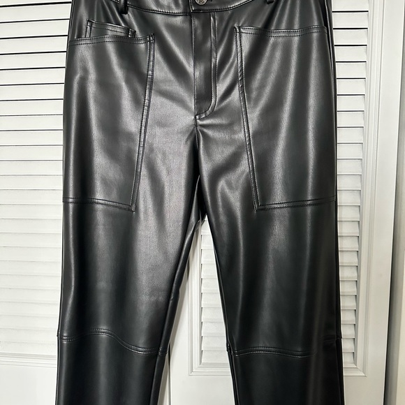 Only Faux Leather Pants - Picture 2 of 8